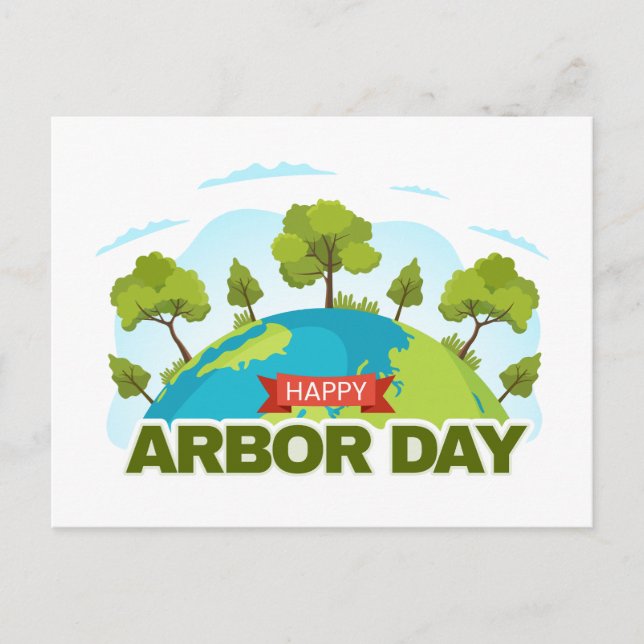 Happy Arbor Day  Postcard (Front)