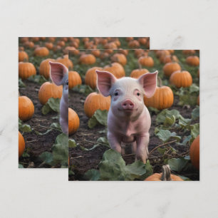 Happy As A Baby Pig In A Pumpkin Patch, Save The Date