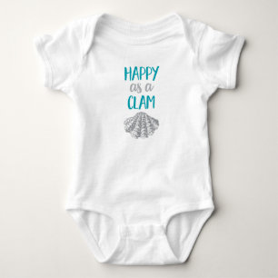 Happy as a Clam Baby Bodysuit