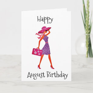 HAPPY ***AUGUST BIRTHDAY*** TO YOU! CARD