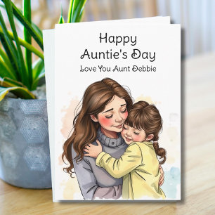 Happy Auntie's Day   July  Card