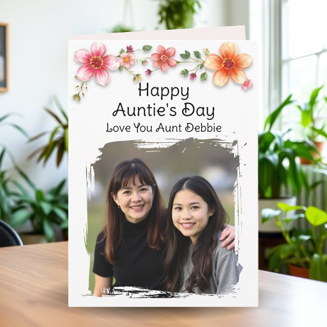Happy Auntie's Day | Personalised Photo Card (Creator Uploaded)
