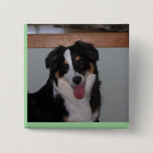 Happy Aussie Button (Front)