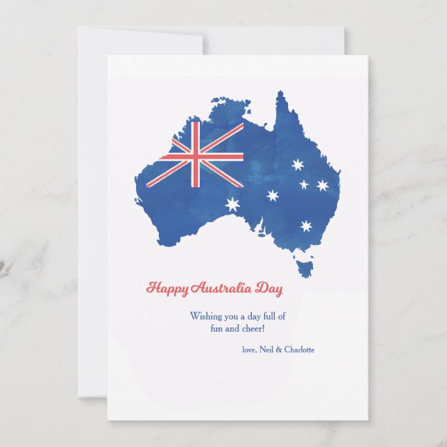 Happy Australia Day Card (Front)