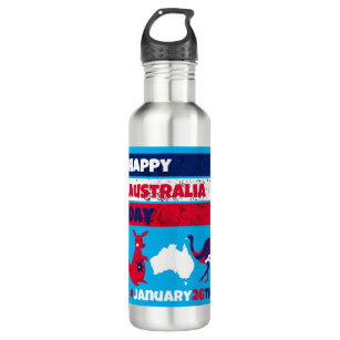 Happy Australia Day January 26th   710 Ml Water Bottle