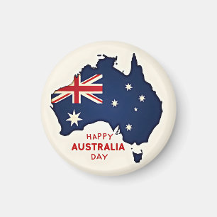 Happy Australia Day Magnet