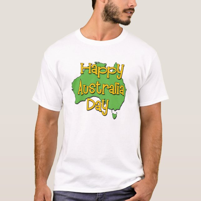 happy australia day T-Shirt (Front)