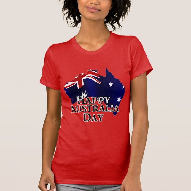 Happy Australia Day T-Shirt (Front)