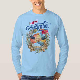 Happy Australia Day Unity Wildlife Long Sleeve T-Shirt