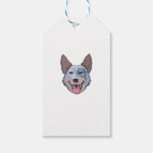 Happy Australian Cattle Dog Gift Tags