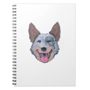 Happy Australian Cattle Dog Notebook
