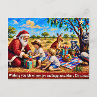 ~ HAPPY AUSTRALIAN Christmas Greeting ~ Holiday Postcard
