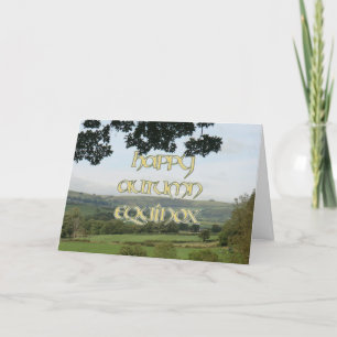 Happy Autumn Equinox Card