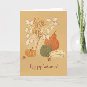 Happy Autumn Greeting Card