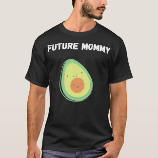 Happy Avocado Pregnant Mummy T-Shirt