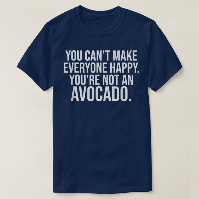 happy avocado  T-Shirt (Design Front)