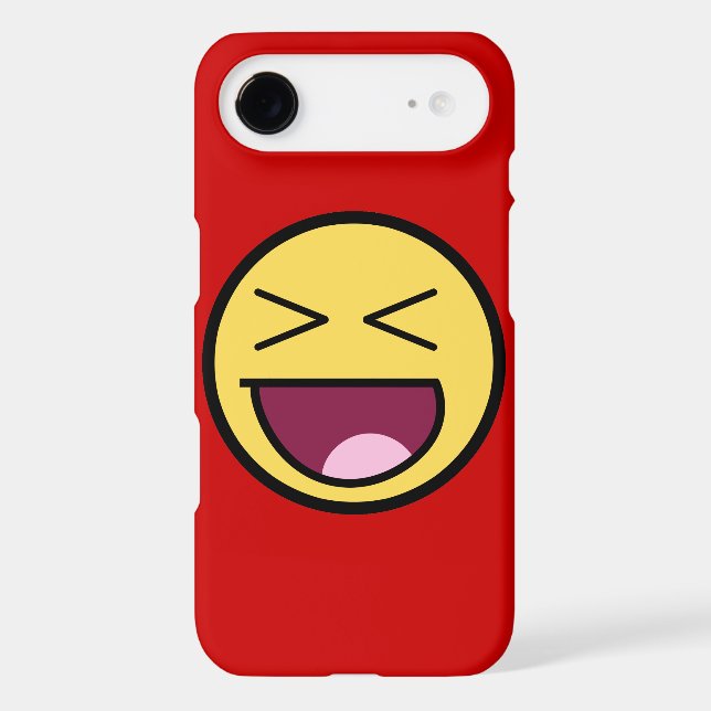 Happy Awesome Face Case-Mate Tough™ iPhone 4 Case (Back)
