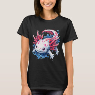 Happy Axolotl Aquatic Pet Lover T-Shirt