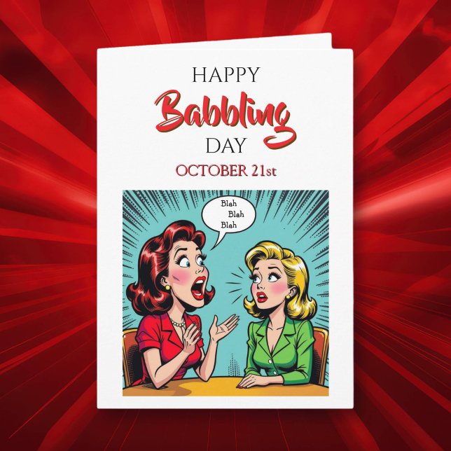 Happy Babbling Day | October 21st Card (Creator Uploaded)