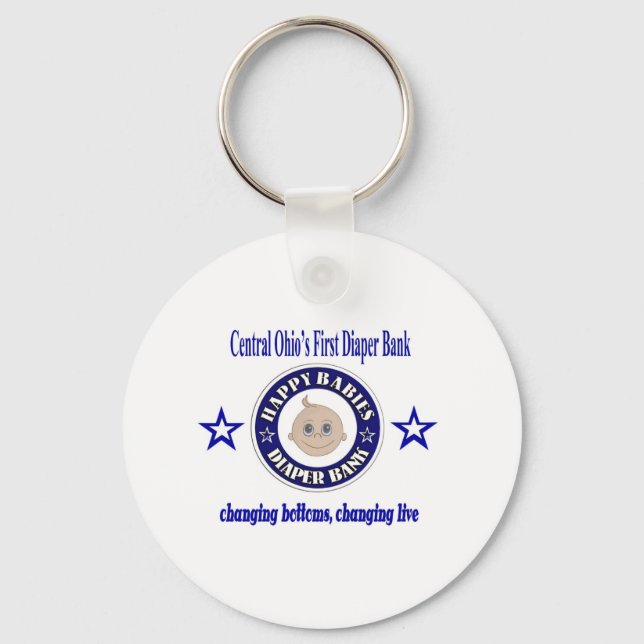 Happy Babies Diaper Bank Key Ring (Front)