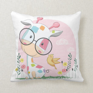 Happy Baby Giraffe Cushion