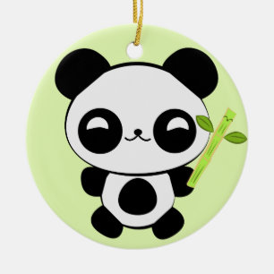 Happy Baby Panda Ornament