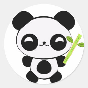 Happy Baby Panda Stickers