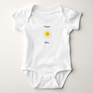 Happy Baby Smiling Sun One Piece Bodysuit