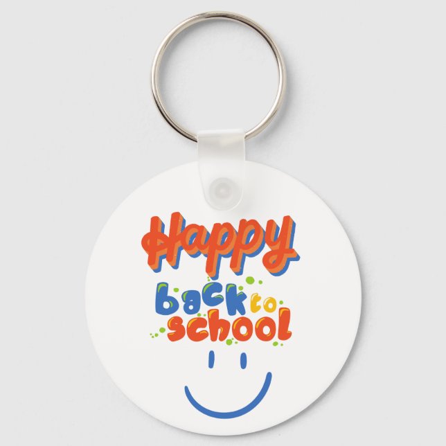 HAPPY BACK TO SCHOOL  KEY RING (Front)