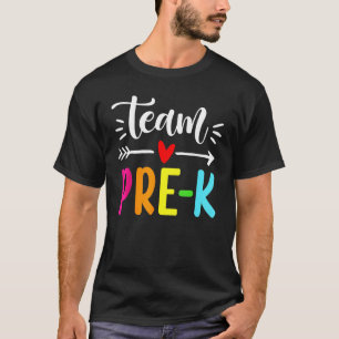 Happy Back To School Team Pre K Preschool Teacher T-Shirt