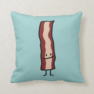 Happy Bacon Smirk Classic Design Cushion