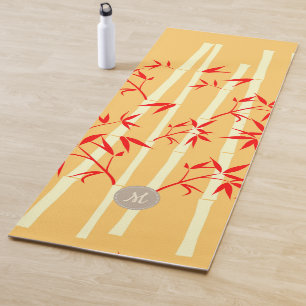 Happy Bamboo Zen Light Custom Monogram Yoga Mat