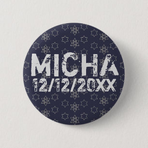 Happy Bar Mitzvah! 6 Cm Round Badge