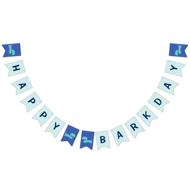 Happy Barkday Banner for Dachshunds (All)