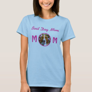 Happy Basset Hound Best Dog Mum T-Shirt