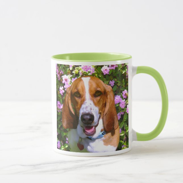 Happy Basset Hound Mug (Right)