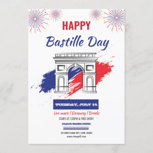 Happy Bastille Day Template