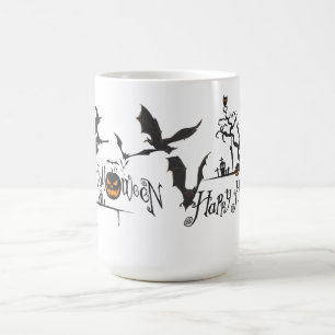 Happy Bats Halloween Coffee Mug