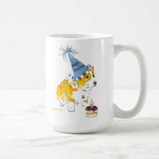 Happy B'Day Corgi Mug
