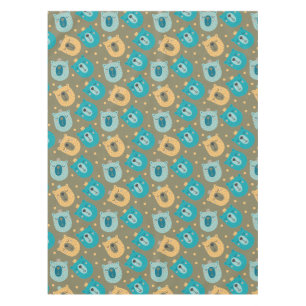 Happy Bear Kings Tablecloth
