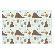 Happy Bear-thday Woodland Bear Birthday