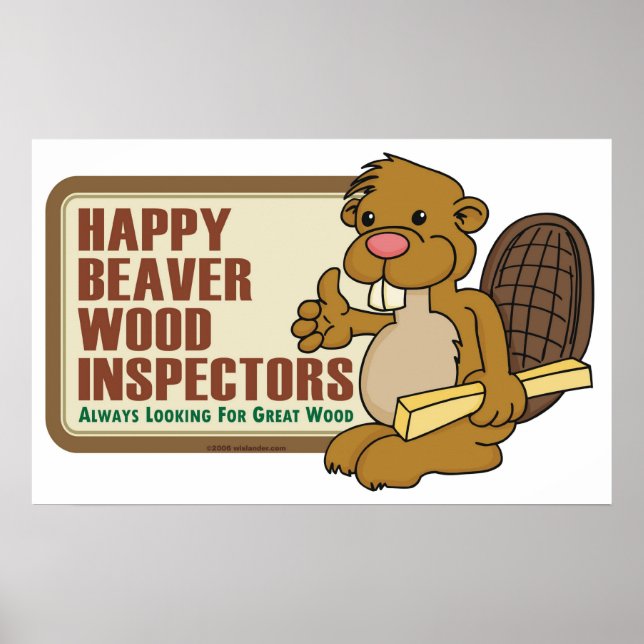 Happy Beaver Poster (Front)