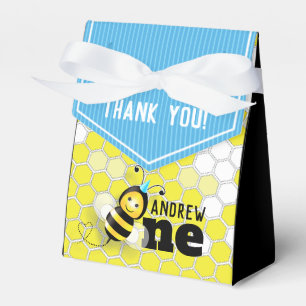Happy Bee 1st Birthday Party Favour Box