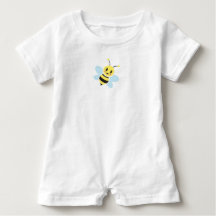 Happy Bee Baby Romper
