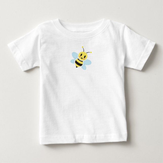Happy Bee Baby Romper T-Shirt (Front)