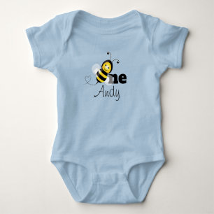 Happy Bee Birthday shirt ONE year old