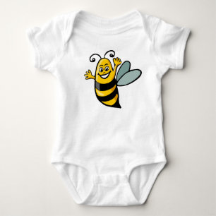 Happy Bee - Customised Baby Bodysuit