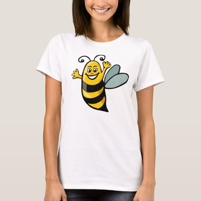 Happy Bee - Customised T-Shirt (Front)