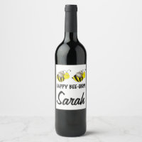 Happy Bee Day Bday Bumblebee Personalised Birthday