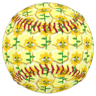 Happy Bee Day Birthday Bumblebee Softball